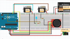 Arduino ile Joystick Modülü Kullanarak Çift Servo Kontrolü