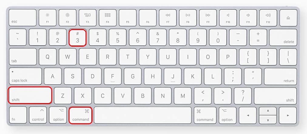 mac ekran görüntüsü alma klavye kısayolları