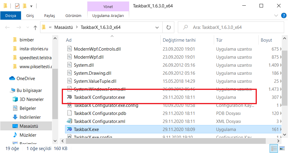 taskbarx configurator