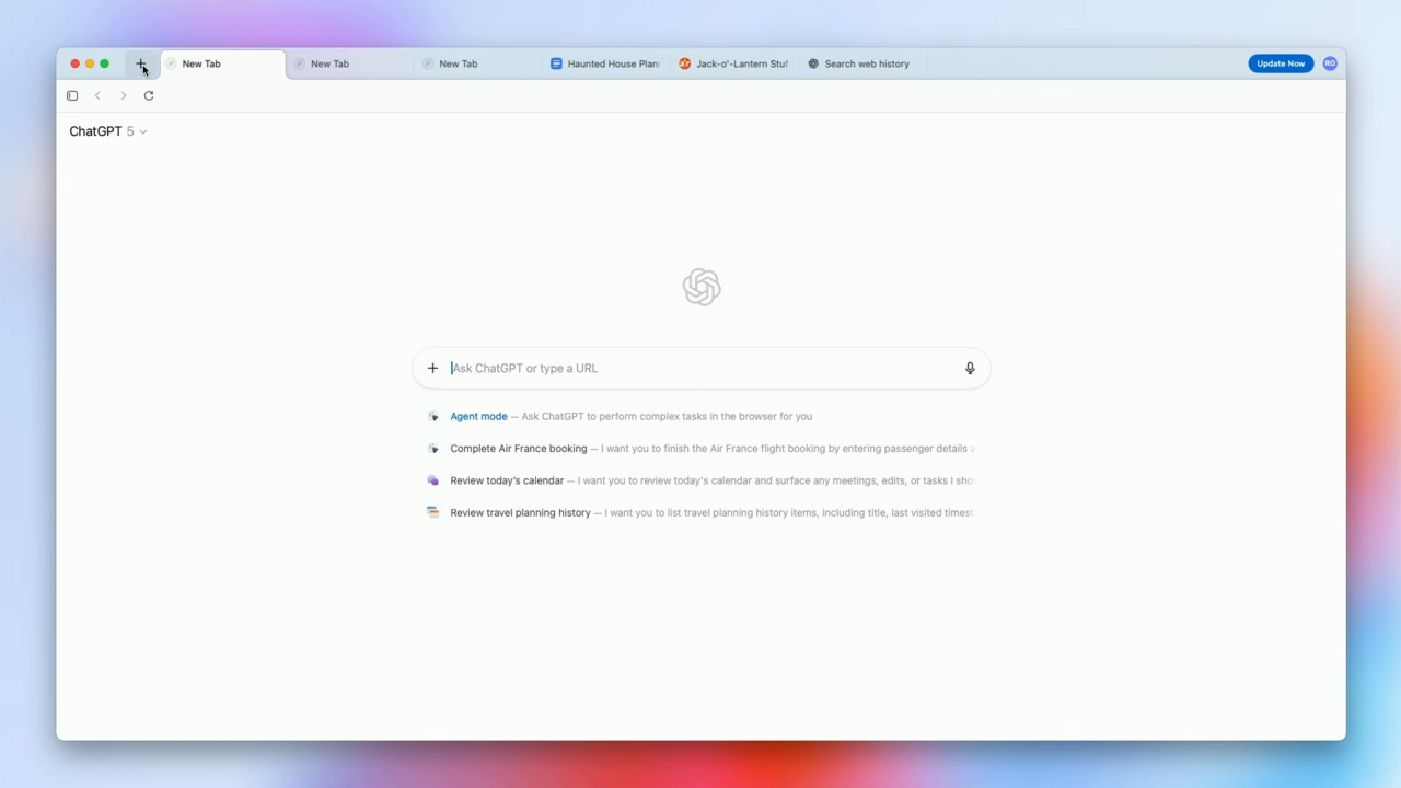 ChatGPT Atlas tarayıcısı