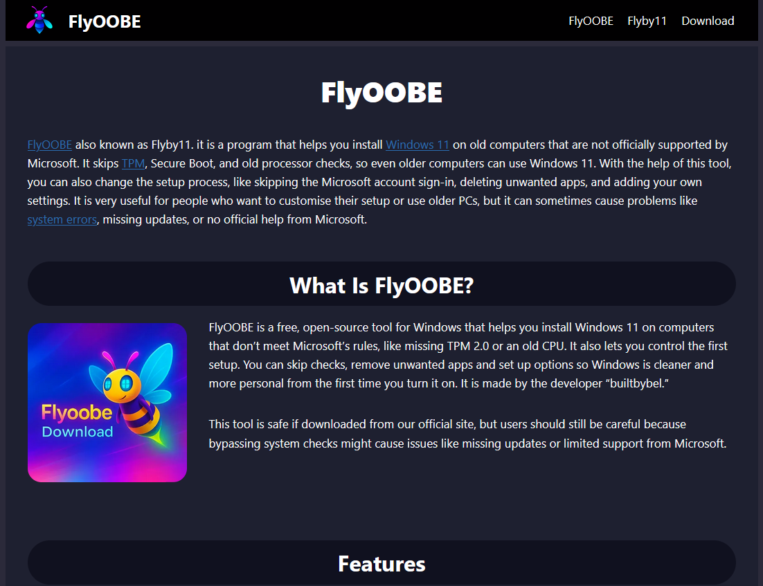 Windows 11, Windows 10, Flyoobe